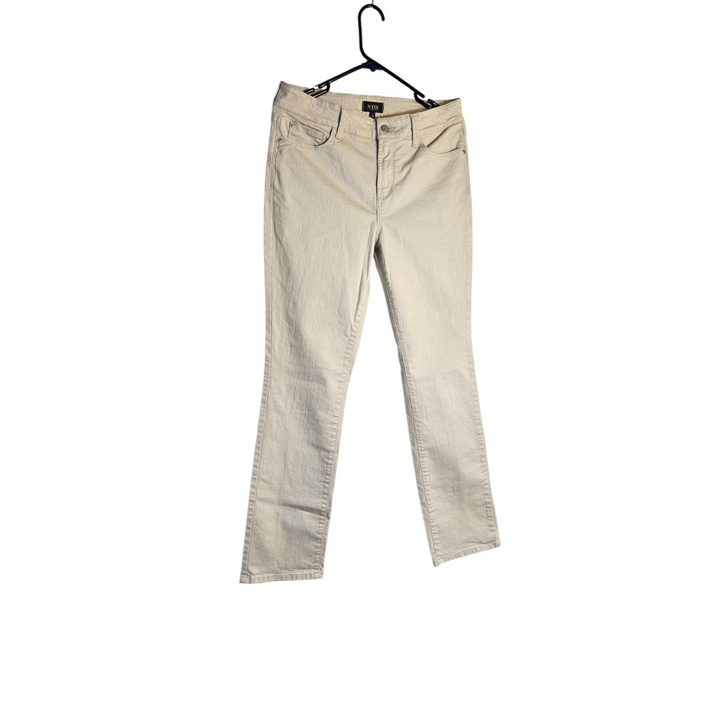 NYDJ Straight Leg Jeans in Cream